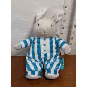 Goodnight Moon Bunny Rabbit Plush Blue White Striped Pajamas PJs Kohl's